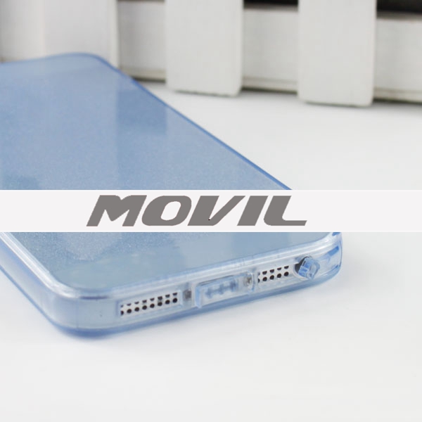 NP-1871 Brillante polvo funda para iphone 5-6